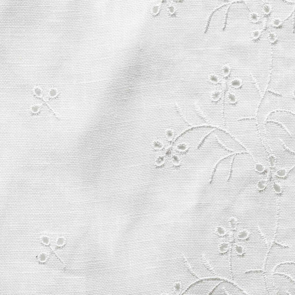 Linen Embroidery – Gray Lines Linen