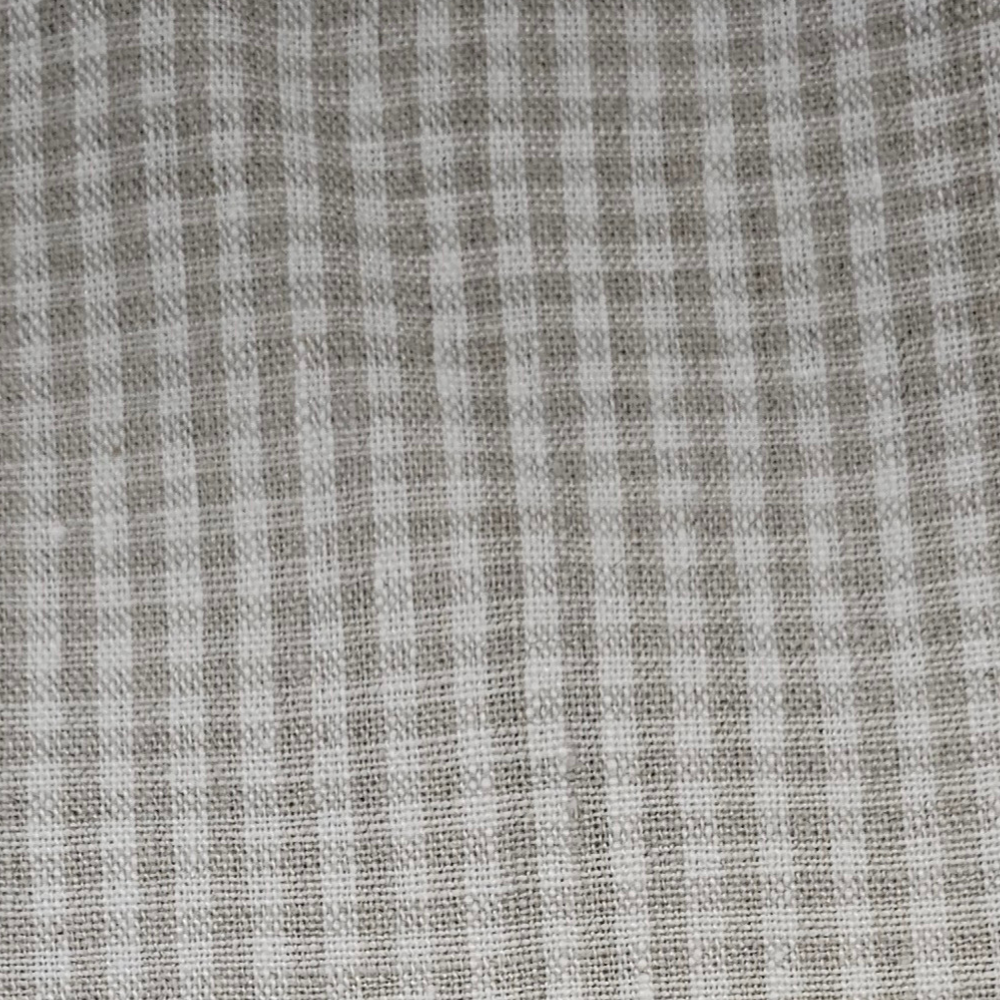 Beige Check Medium Weight