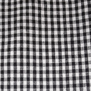 White and Black Check Medium Weight